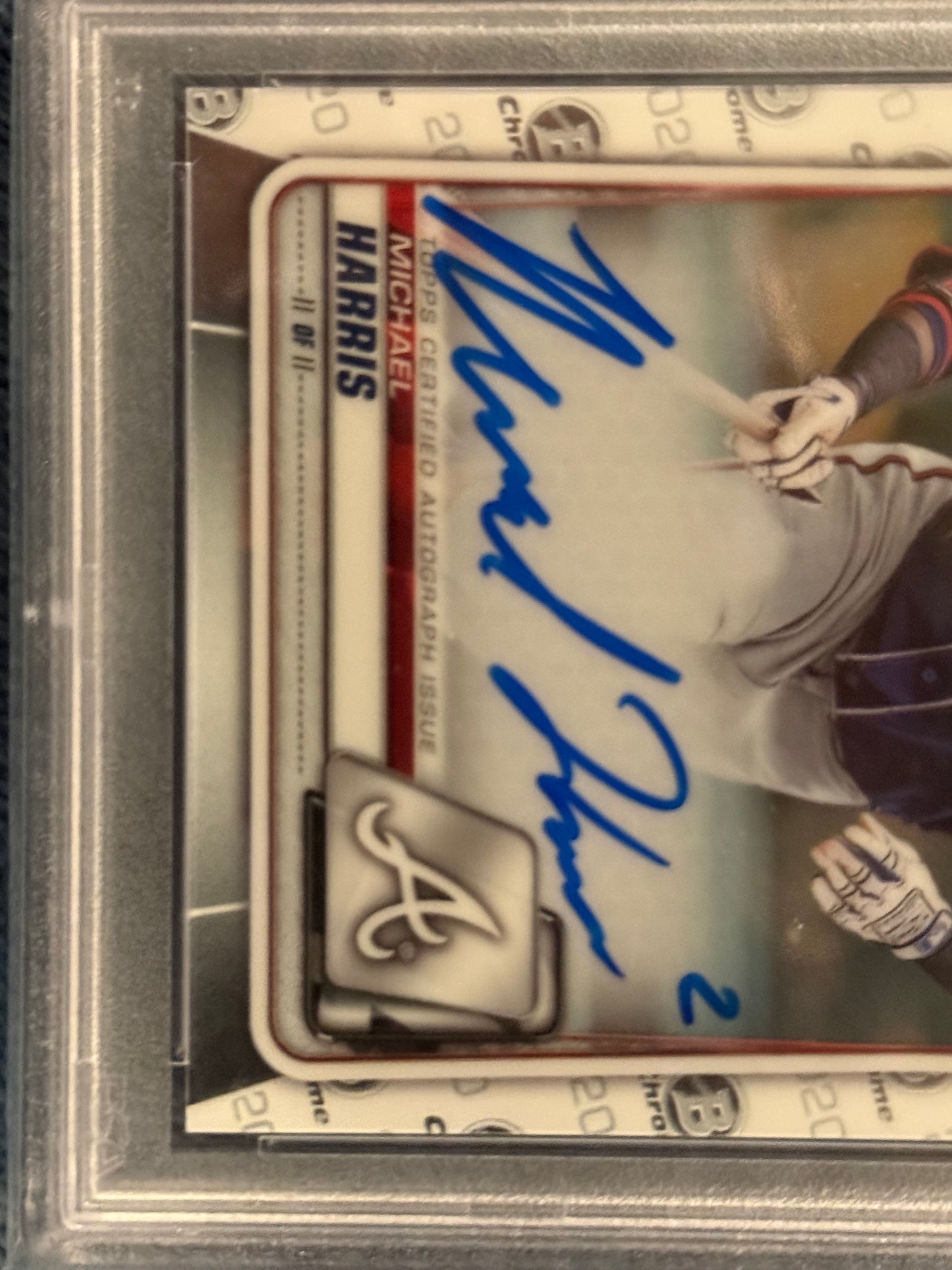 2020 Bowman Chrome Michael Harris II 1st Bowman Auto PSA 10