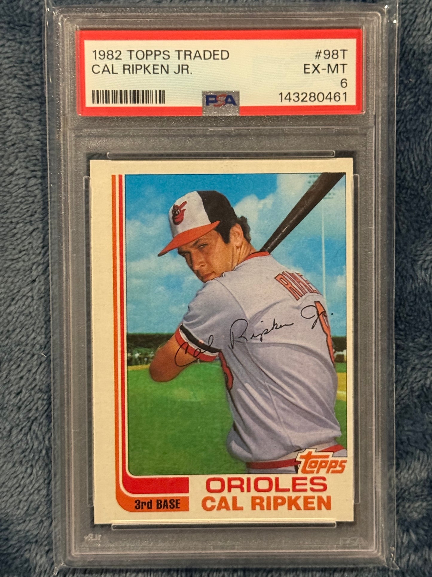 1982 Topps Traded Cal Ripken Jr. Rookie Card PSA 6