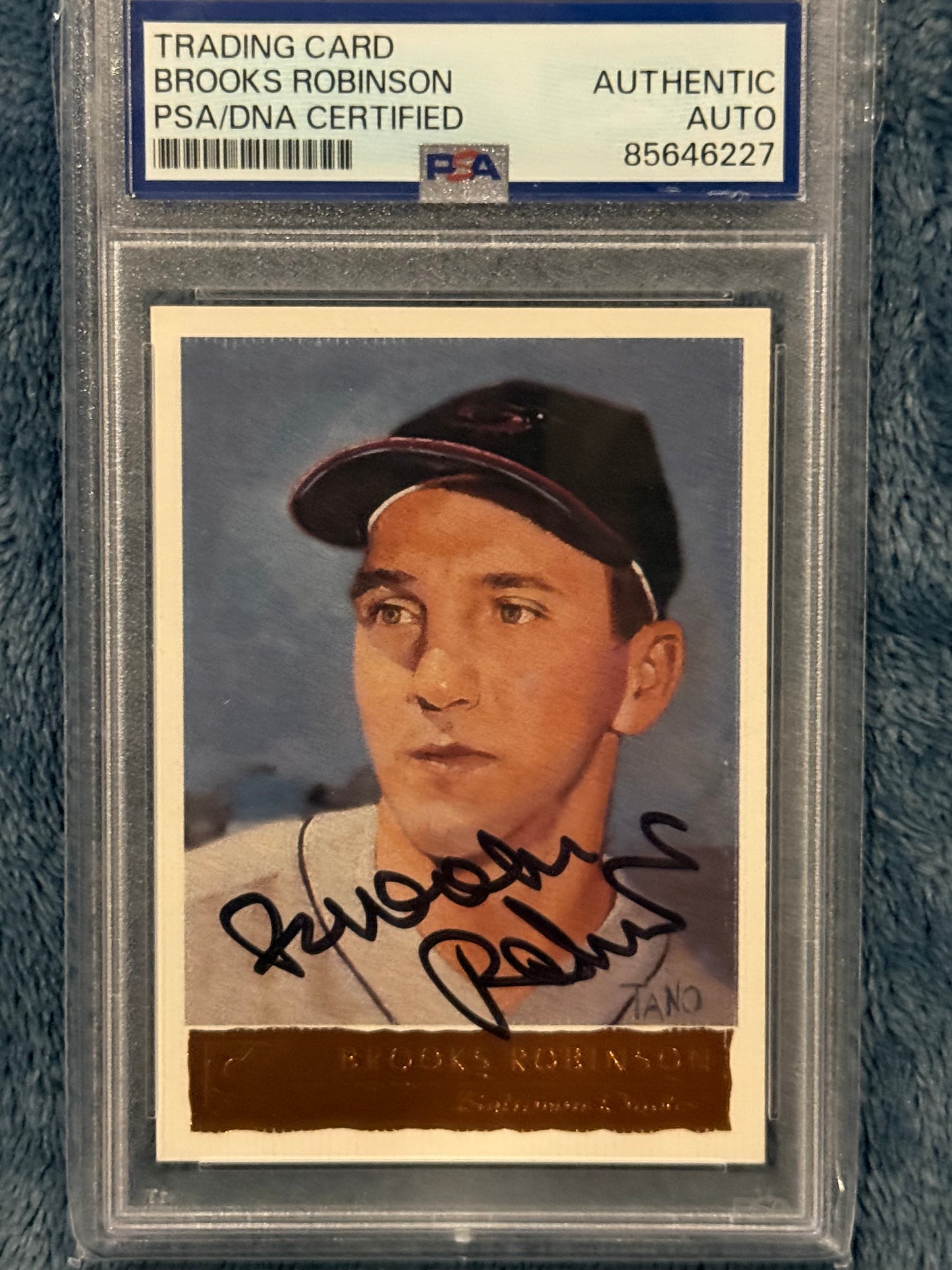 Brooks Robinson Signed Card PSA/DNA Certified Auto