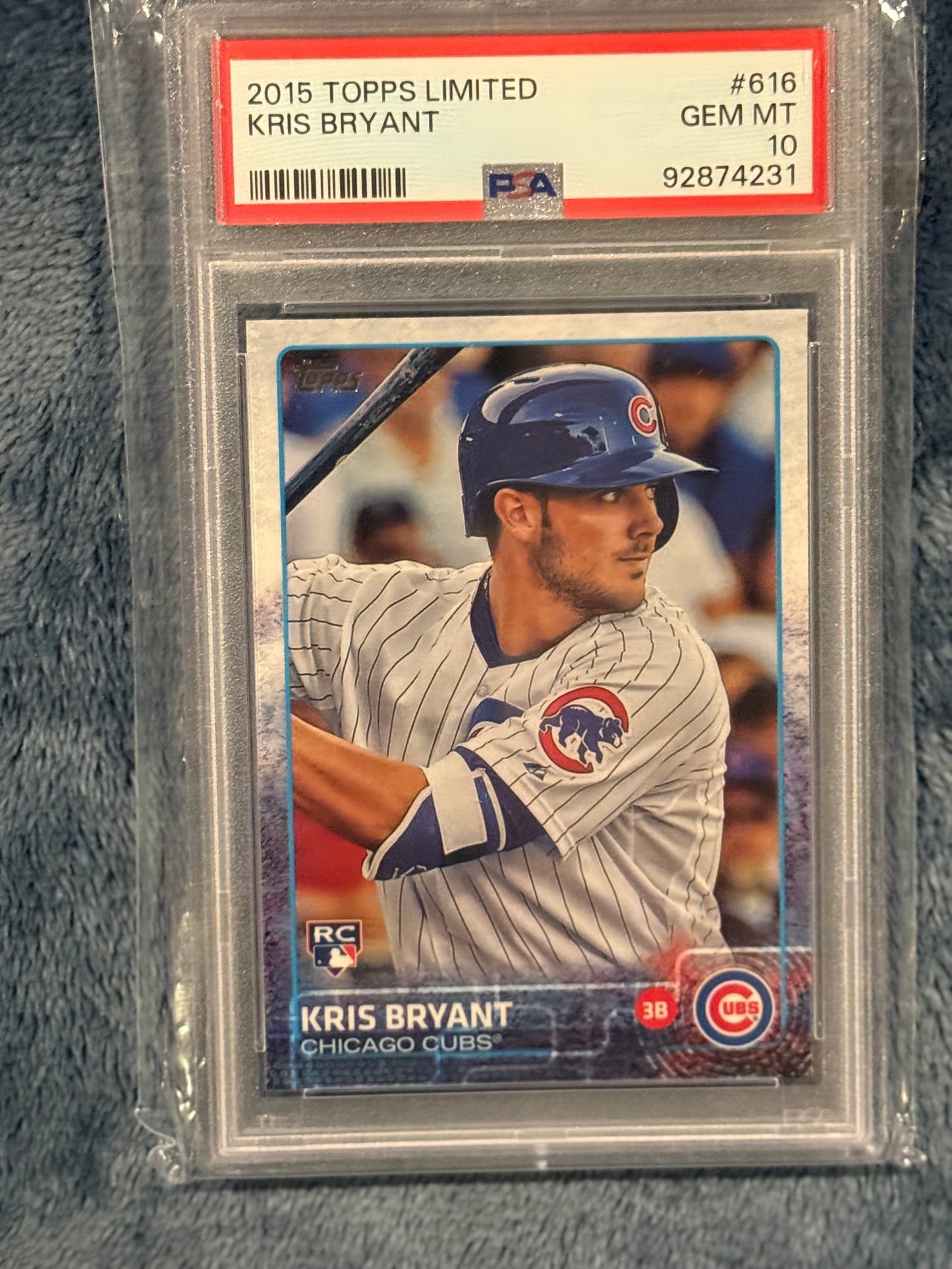 2015 Topps Kris Bryant Rookie Card PSA 10 Gem Mint
