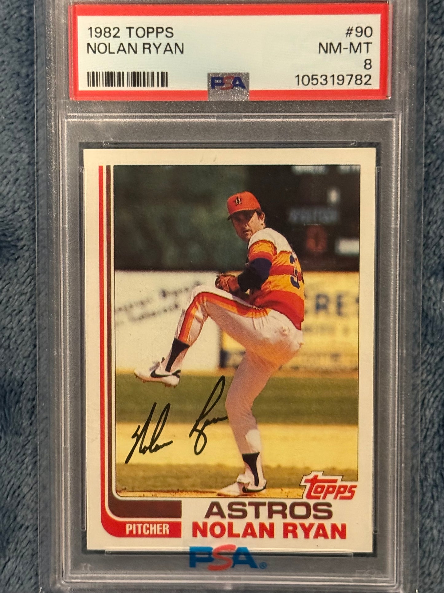 1982 Topps Nolan Ryan PSA 8 Near Mint-Mint