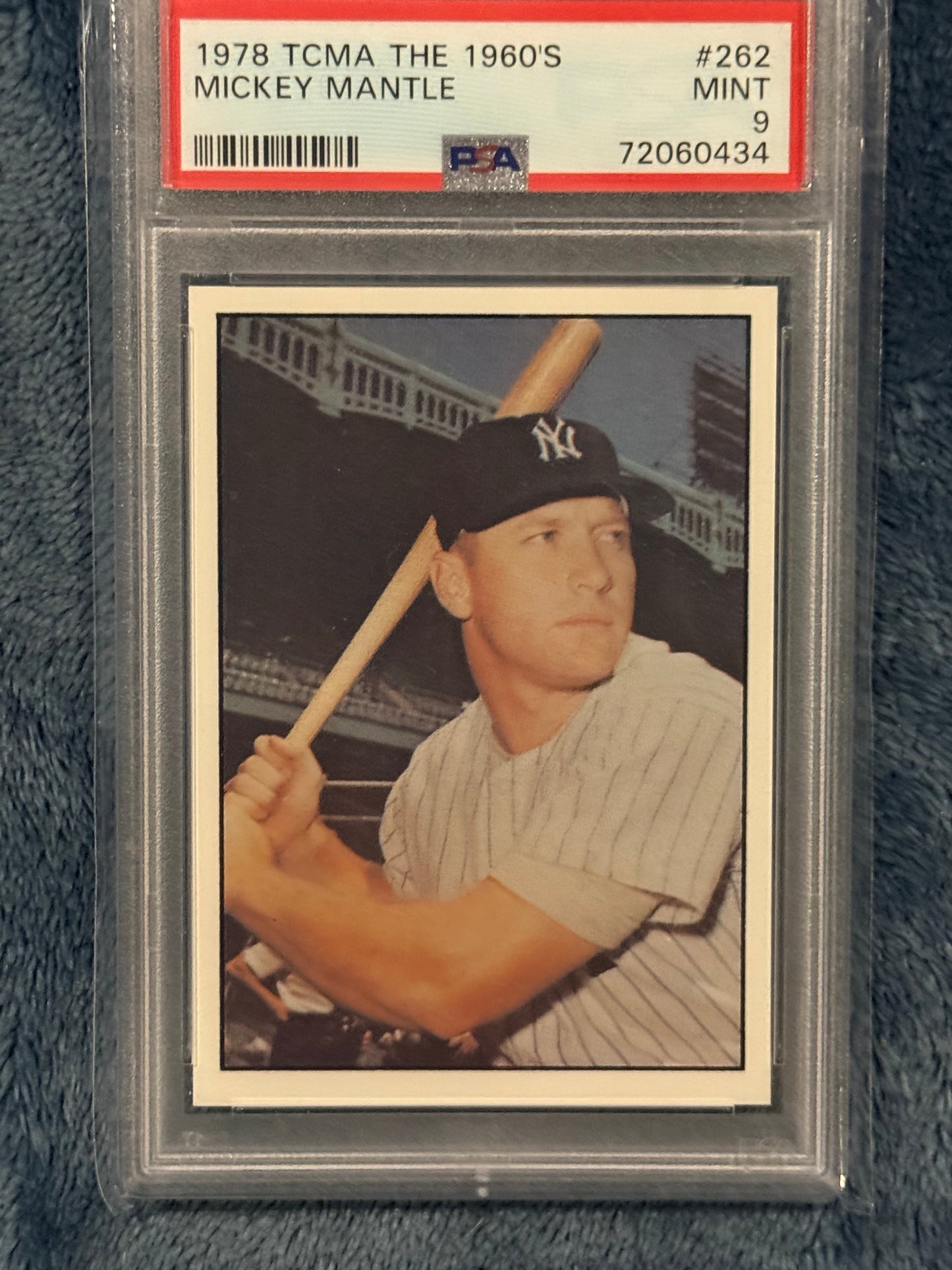 1978 TCMA The 1960s Mickey Mantle PSA 9