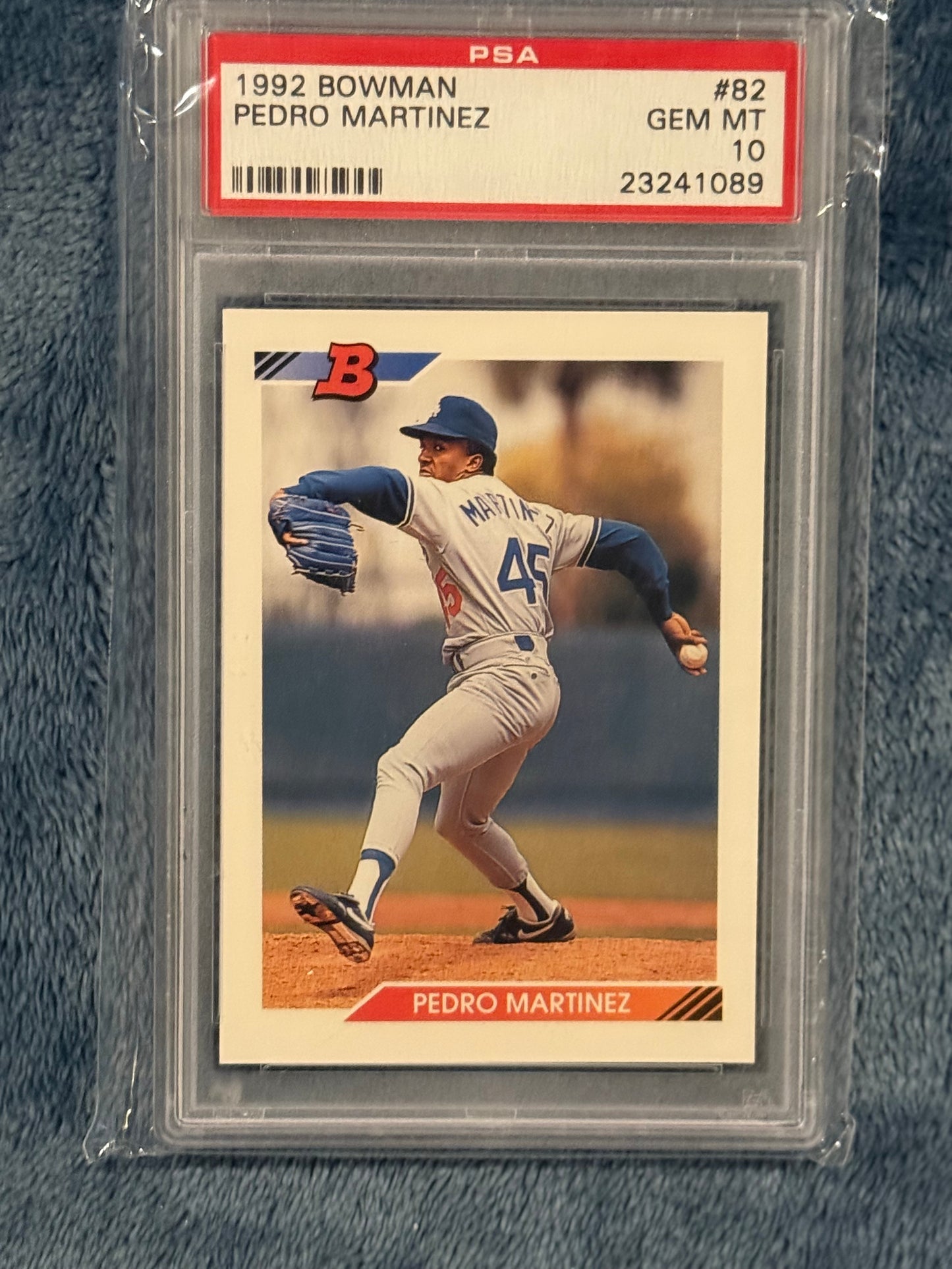 1992 Bowman Pedro Martinez PSA 10