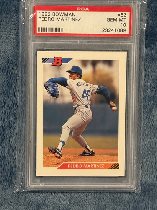 1992 Bowman Pedro Martinez PSA 10