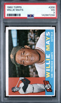 1960 Topps Willie Mays #200 PSA 3 VG | San Francisco Giants | HOF Vintage